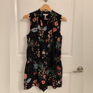 Rebecca Taylor Floral Silk Romper Size 4